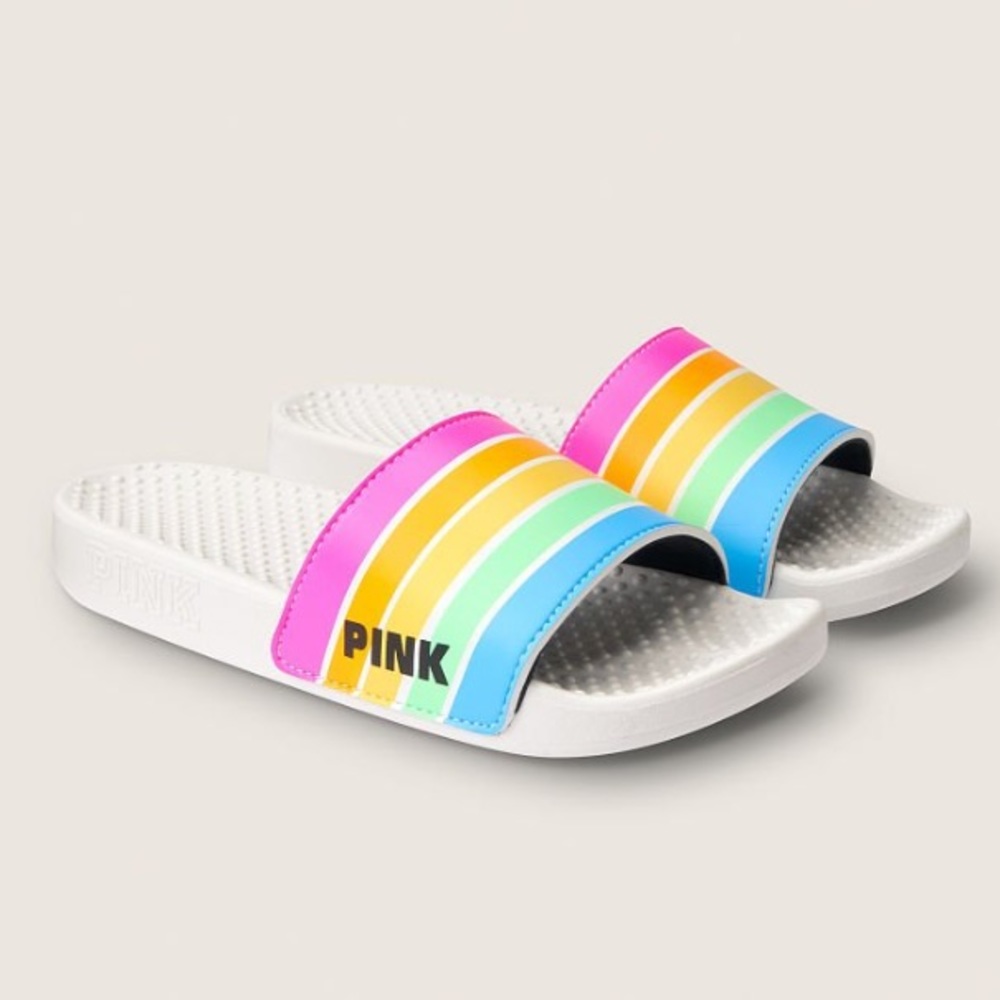 Vs PINK Rainbow Slides